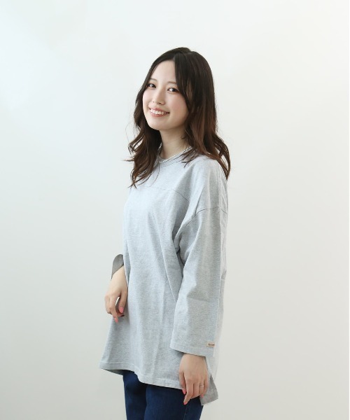 BACKYARD FAMILY（バックヤードファミリー）の「Goodwear USAコットンBIG切替7分袖T（Tシャツ/カットソー・メンズ・ホワイト・S）」の11枚目の写真