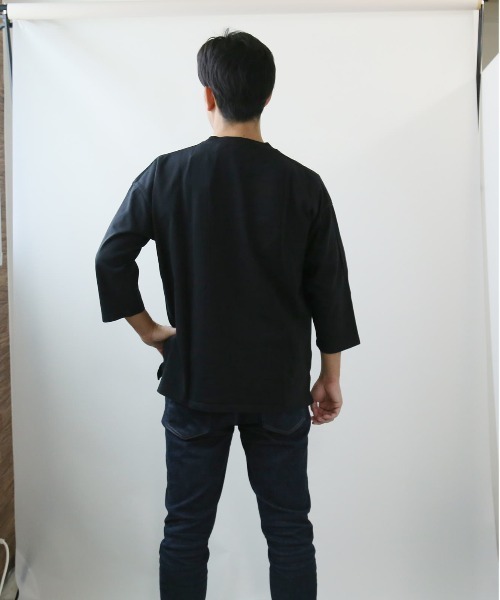 BACKYARD FAMILY（バックヤードファミリー）の「Goodwear USAコットンBIG切替7分袖T（Tシャツ/カットソー・メンズ・ホワイト・S）」の12枚目の写真