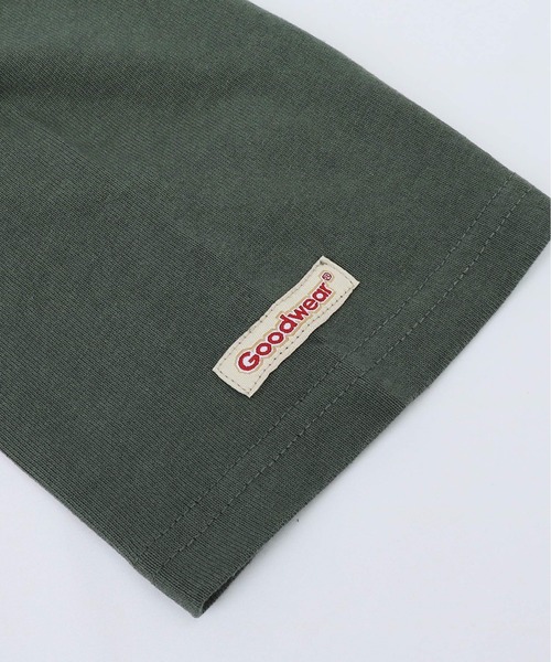 BACKYARD FAMILY（バックヤードファミリー）の「Goodwear USAコットンBIG切替7分袖T（Tシャツ/カットソー・メンズ・ホワイト・S）」の13枚目の写真