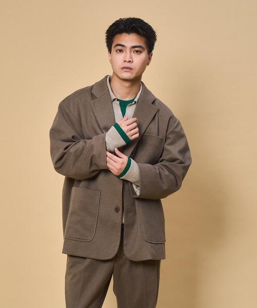 セール】Peachskin Tailored Jacket / ピーチスキンテーラード