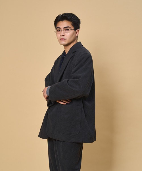 THE BOLDMAN（ザ ボールドマン）の「Peachskin Tailored Jacket / ピーチスキンテーラードジャケット（テーラードジャケット・メンズ・ブラウン/ベージュ/ブラック/チャコールグレー・LARGE/MEDIUM）」の7枚目の写真