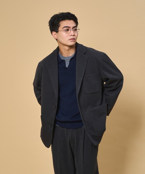 Peachskin Tailored Jacket / ピーチスキンテーラードジャケット