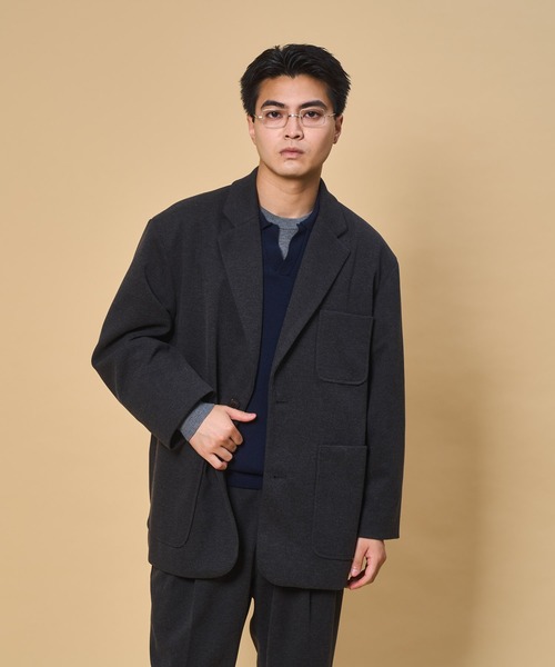 Peachskin Tailored Jacket / ピーチスキンテーラードジャケット