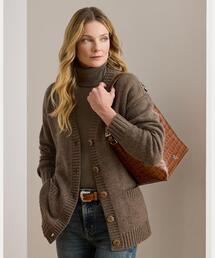 LAUREN RALPH LAUREN(ローレン ラルフ ローレン)の「ウールブレンド Vネック カーディガン(カーディガン/ボレロ)」