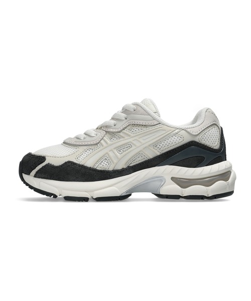 ASICS(アシックス)の「GEL-NYC PS / ゲルエヌワイシー ピーエス(スニーカー・キッズ・ホワイト×グレー・17.5/18.5/21/19.5/20/22/17)」の2枚目の写真