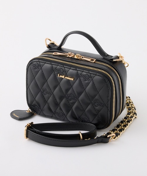 one after another NICE CLAUP(ワンアフターアナザーナイスクラップ)の「【LouLoumei】アクスタケース付きスクエアバッグ(ショルダーバッグ・レディース・アイボリー/ピンク/ブラック・FREE)」の4枚目の写真