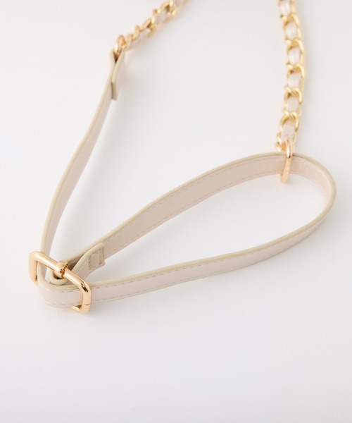 one after another NICE CLAUP(ワンアフターアナザーナイスクラップ)の「【LouLoumei】アクスタケース付きスクエアバッグ(ショルダーバッグ・レディース・アイボリー/ピンク/ブラック・FREE)」の12枚目の写真