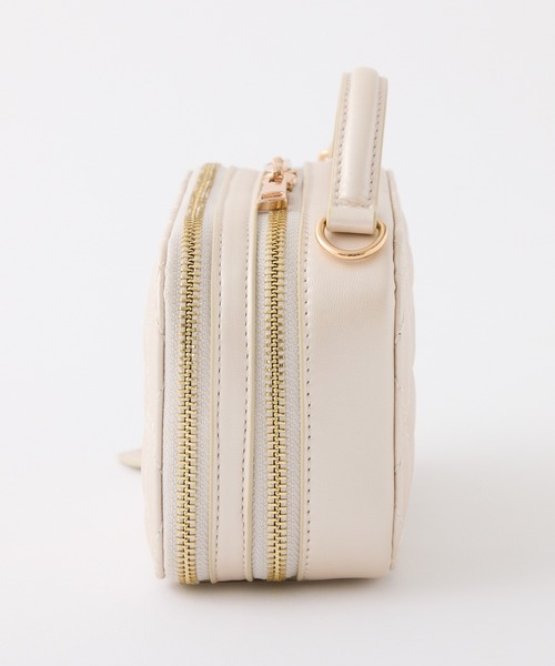one after another NICE CLAUP(ワンアフターアナザーナイスクラップ)の「【LouLoumei】アクスタケース付きスクエアバッグ(ショルダーバッグ・レディース・アイボリー/ピンク/ブラック・FREE)」の7枚目の写真