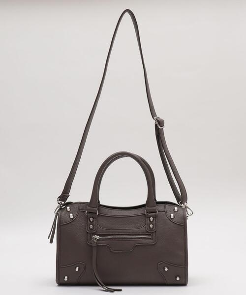 WEGO（ウィゴー）の「WEGO/2wayスタッズボストン（ボストンバッグ・レディース・ブラウン/ブラック・FREE）」の20枚目の写真