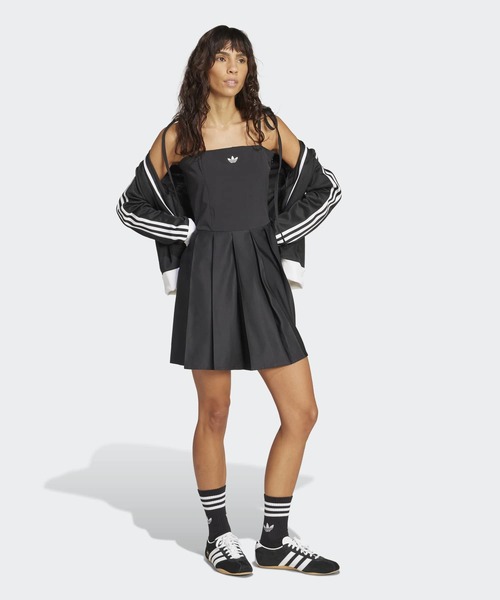 リボン プリーツ ミニ ドレス / アディダスオリジナルス adidas