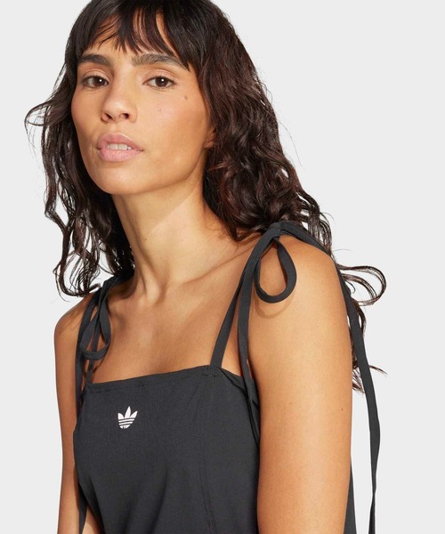 セール】リボン プリーツ ミニ ドレス / アディダスオリジナルス