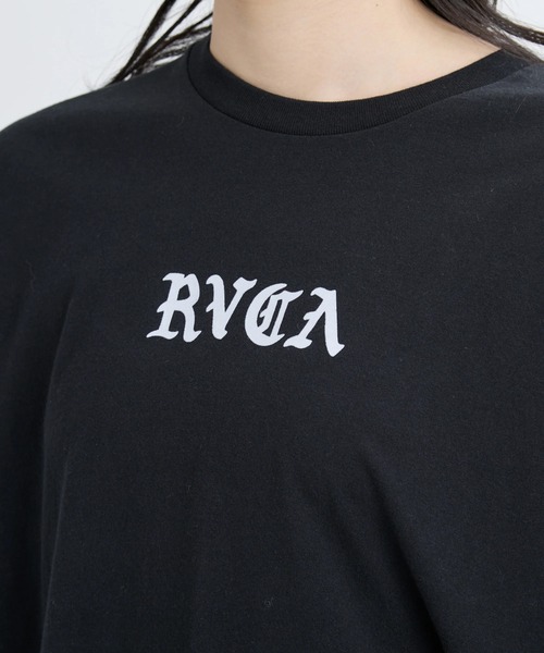 RVCA(ルーカ)の「RVCA レディース LAYERD LS TEE ロンT 【2025年秋冬モデル】/ルーカレイヤードデザインロゴ長袖ロンT(Tシャツ/カットソー・レディース・ホワイト/ブラック/ブラウン系その他・SMALL/MEDIUM)」の9枚目の写真