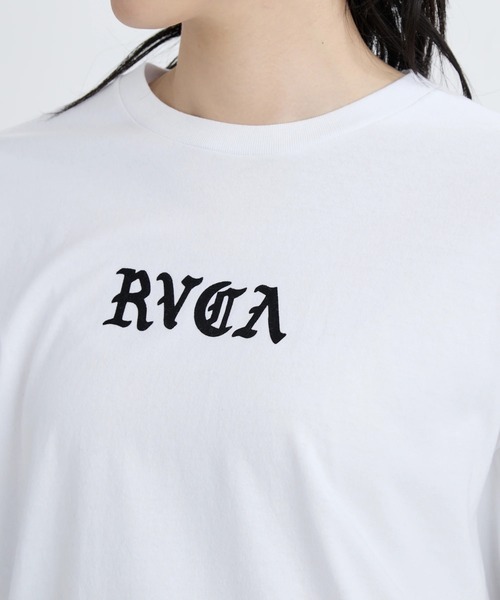 RVCA(ルーカ)の「RVCA レディース LAYERD LS TEE ロンT 【2025年秋冬モデル】/ルーカレイヤードデザインロゴ長袖ロンT(Tシャツ/カットソー・レディース・ホワイト/ブラック/ブラウン系その他・SMALL/MEDIUM)」の5枚目の写真