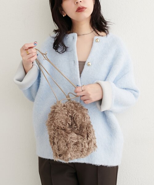 CYNICAL新品✨Wフェイス配色ニットジャケット WEB限定】Wフェイス配色