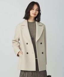 J.PRESS Ladies（J.プレス レディス）の「【WEB限定カラーあり】Jackal ソフトメルトン Pコート（ピーコート）」