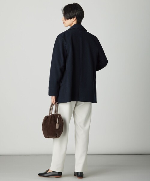 WEB限定カラーあり】Jackal ソフトメルトン Pコート（ピーコート）｜J