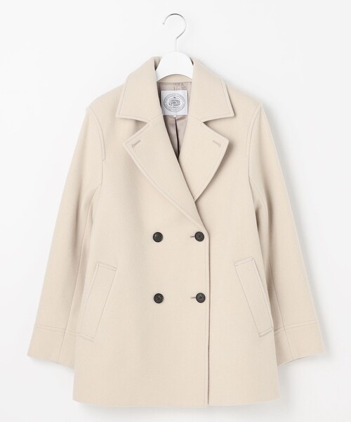 【23区】ソフトメルトンPコート キャメル 40 L相当 ミドル丈コート撥水加工 楽天市場】ソフトメルトン Pコート／23区（23KU） : 丸井（マルイ