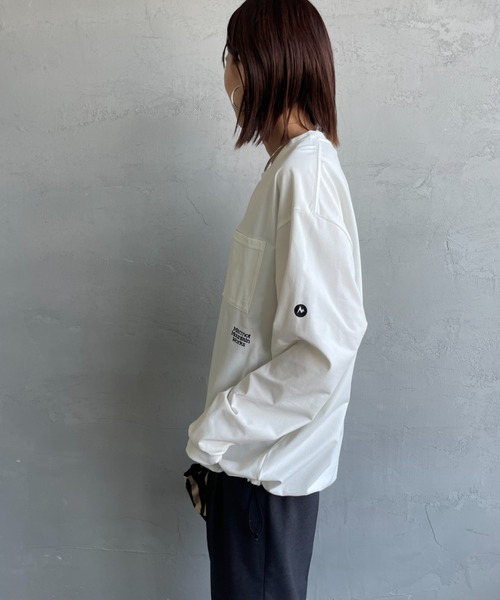 マルモページです☆①の1 Marmot/マーモット] 別注 ドローコード付き ワンポイントロゴポケット