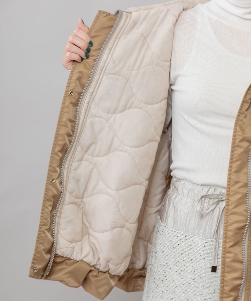 ナイロンツイル×シープボアバルーンフライトベスト（その他アウター