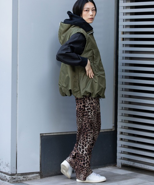 ナイロンツイル×シープボアバルーンフライトベスト（その他アウター