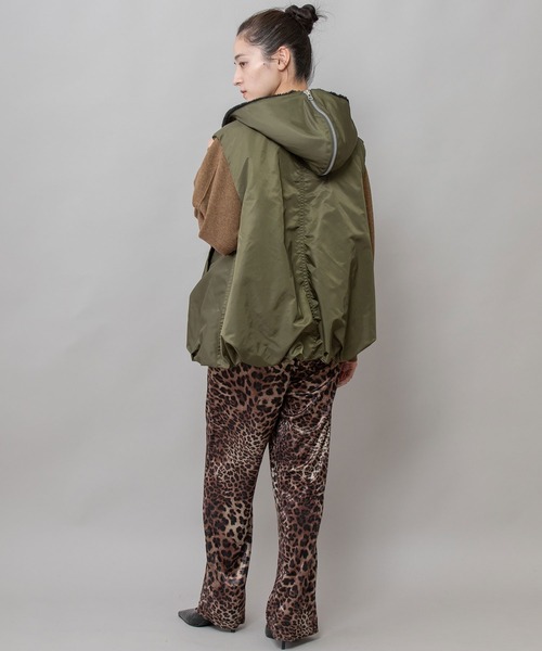 Munich(ミューニック)の「ナイロンツイル×シープボアバルーンフライトベスト(その他アウター・レディース・ブラック/カーキ/キャメル・FREE)」の12枚目の写真