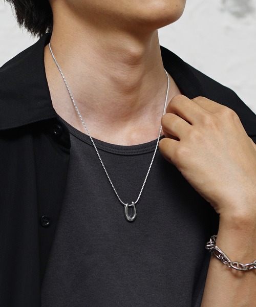 MinoriTY（マイノリティ）の「【MinoriTY select】ティアドロップネックレス メンズ ウィメンズ ユニセックス（ネックレス・メンズ・ブラック/シルバー/ゴールド・FREE）」の8枚目の写真