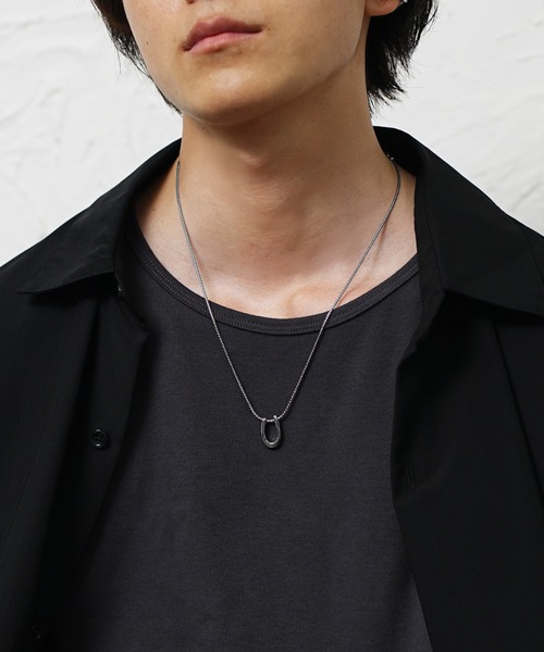 MinoriTY（マイノリティ）の「【MinoriTY select】ティアドロップネックレス メンズ ウィメンズ ユニセックス（ネックレス・メンズ・ブラック/シルバー/ゴールド・FREE）」の4枚目の写真