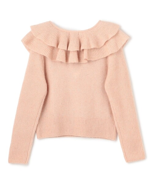 TOCCA(トッカ)の「ROMANTIC FLUTTER ニットプルオーバー(ニット/セーター・レディース・ネイビー系/ピンク系・MEDIUM/SMALL)」の9枚目の写真