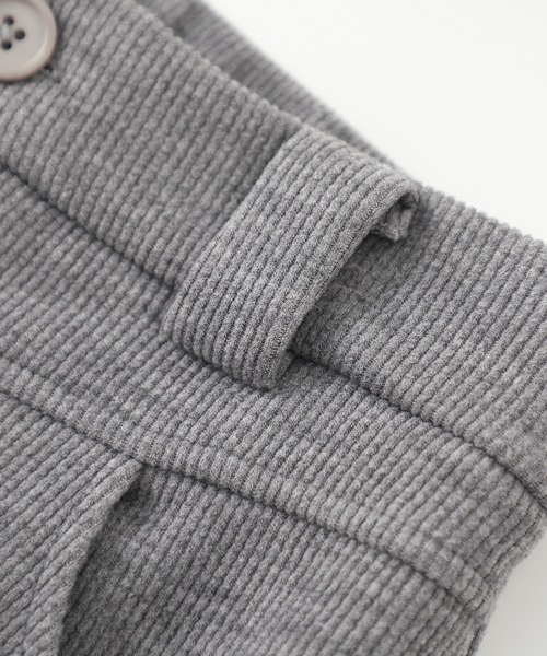 HANDO（ハンド）の「スウェットパンツ イージーパンツ コーデュロイ調ワイド（スウェットパンツ・レディース・グレー/ベージュ/アイボリー/ブラック・S/M/L/XL/XXL）」の20枚目の写真