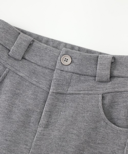 HANDO（ハンド）の「スウェットパンツ イージーパンツ コーデュロイ調ワイド（スウェットパンツ・レディース・グレー/ベージュ/アイボリー/ブラック・S/M/L/XL/XXL）」の21枚目の写真