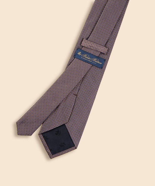 BROOKS BROTHERS(ブルックスブラザーズ)の「シルク トーナルサークル ジャカードタイ(ネクタイ・メンズ・レッド/ブラウン/ネイビー・ONE SIZE)」の4枚目の写真