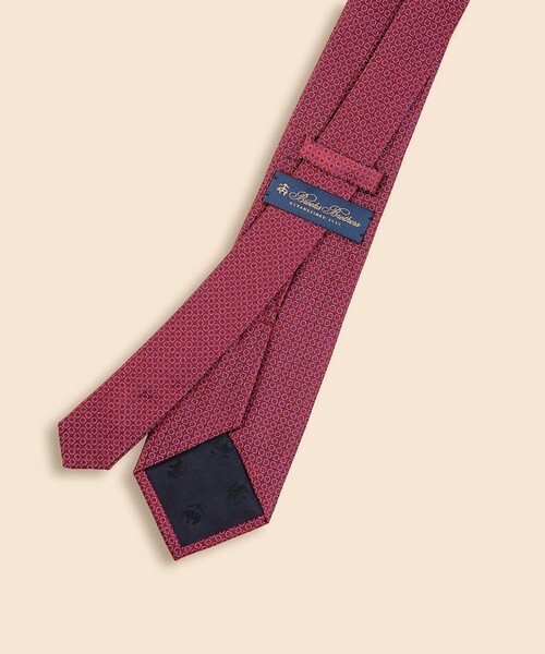 BROOKS BROTHERS(ブルックスブラザーズ)の「シルク トーナルサークル ジャカードタイ(ネクタイ・メンズ・レッド/ブラウン/ネイビー・ONE SIZE)」の6枚目の写真