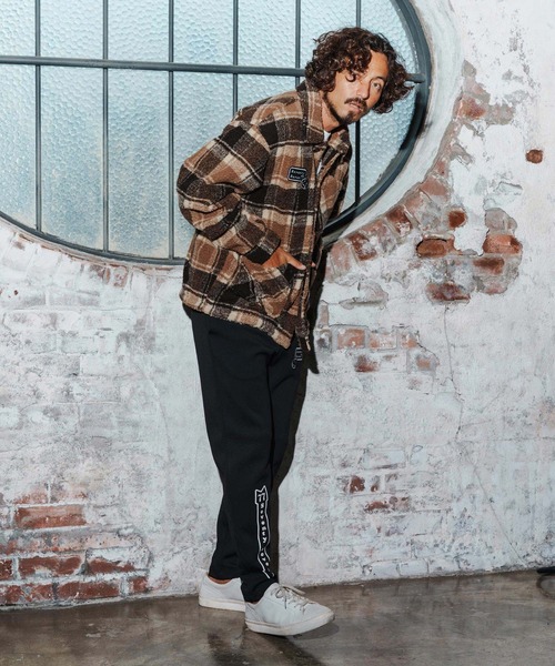 seventy seven（セブンティセブン）の「mj11119-check boa work JKT ボアシャツジャケット(7725W010)（その他アウター・メンズ・チェック/ブラック系その他・XL/L/M/S）」の20枚目の写真