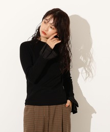 N.（N. Natural Beauty Basic） | カフスドッキングニット(ニット/セーター)
