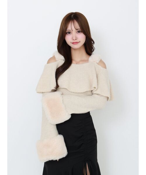 EATME（イートミー）の「フェイクファーストラップオフショルダー
