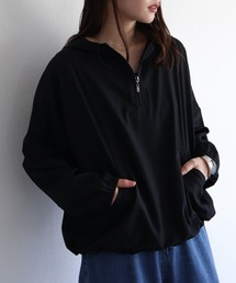 sin.ca（シンカ）の「ハーフジップフーディープルオーバー（パーカー）」