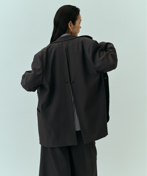 DRWCYS（ドロシーズ）の「バックスリットテーラーJK（テーラードジャケット・レディース・グレー/ブラウン/ベージュ・FREE）」の8枚目の写真