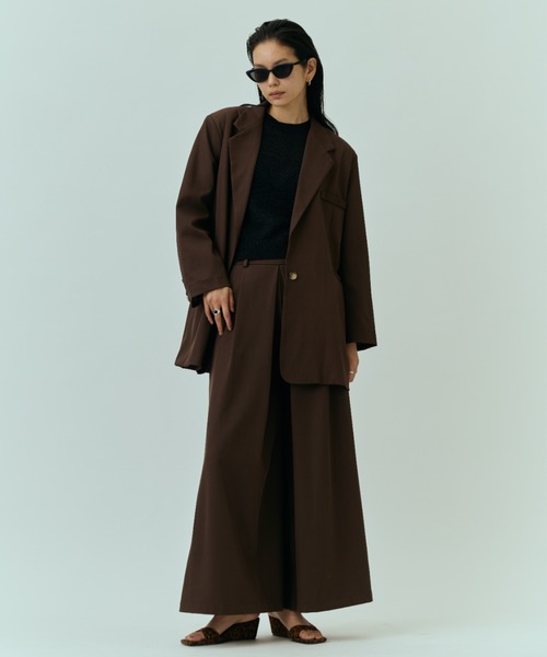 DRWCYS（ドロシーズ）の「バックスリットテーラーJK（テーラードジャケット・レディース・グレー/ブラウン/ベージュ・FREE）」の16枚目の写真