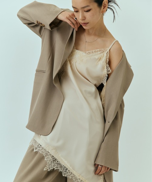 DRWCYS（ドロシーズ）の「バックスリットテーラーJK（テーラードジャケット・レディース・グレー/ブラウン/ベージュ・FREE）」の19枚目の写真