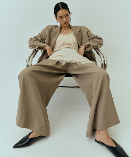 DRWCYS（ドロシーズ）の「バックスリットテーラーJK（テーラードジャケット・レディース・グレー/ブラウン/ベージュ・FREE）」の10枚目の写真