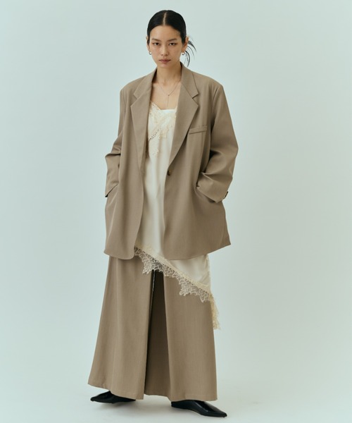 DRWCYS（ドロシーズ）の「バックスリットテーラーJK（テーラードジャケット・レディース・グレー/ブラウン/ベージュ・FREE）」の11枚目の写真