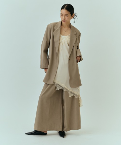 DRWCYS（ドロシーズ）の「バックスリットテーラーJK（テーラードジャケット・レディース・グレー/ブラウン/ベージュ・FREE）」の12枚目の写真