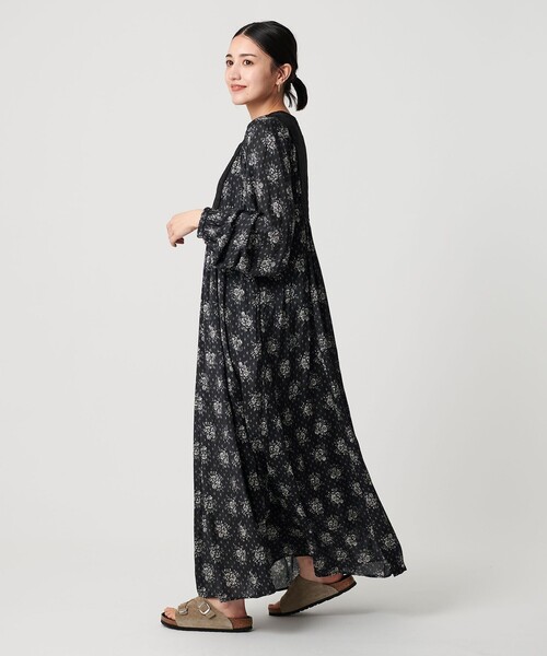 25AW BEAUTY&YOUTH別注 ヌキテパ プリントヨークドレス 今季新作 別注】＜ne Quittez pas＞プリントヨークドレス（ワンピース）｜NE