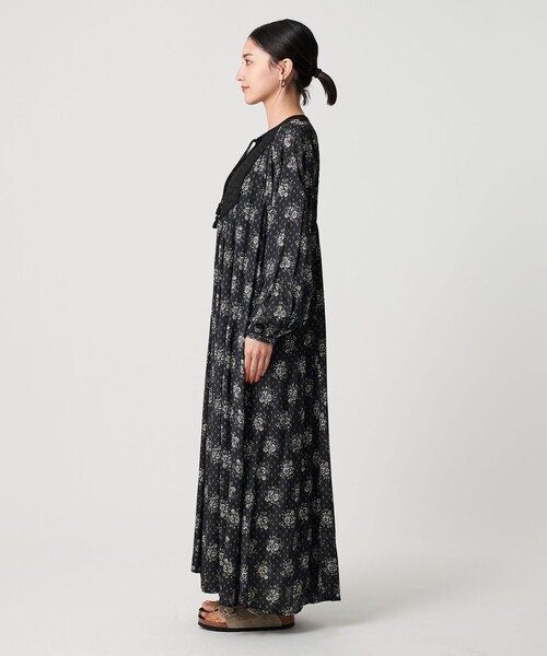 NE QUITTEZ PAS!(ヌキテパ)の「【別注】<ne Quittez pas>プリントヨークドレス(ワンピース・レディース・ブラック・M)」の14枚目の写真