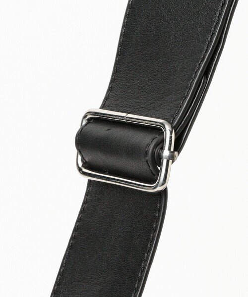 BEAMS（ビームス）の「ハーフムーン レザーバッグ（トートバッグ・メンズ・ブラック・ONE SIZE）」の7枚目の写真