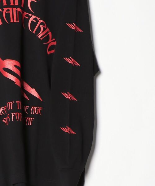 WHITE MOUNTAINEERING(ホワイトマウンテニアリング)の「【White Mountaineering/ホワイトマウンテニアリング】QOTSA SONGS FOR THE DEAF L/S T-SHIRT(Tシャツ/カットソー・メンズ・ブラック・3/1/2)」の5枚目の写真