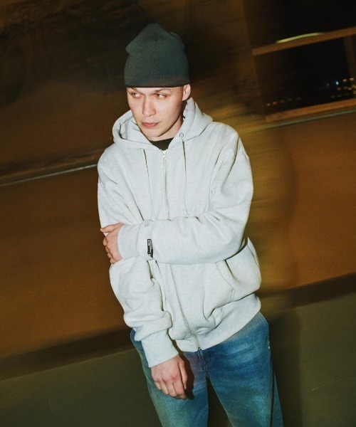 ELEMENT(エレメント)の「ELEMENT メンズ LOGO HOOD FULL ZIP パーカー 【2025年秋冬モデル】/エレメントバックプリントジップアップパーカー・フーディー(パーカー・メンズ・ブラック/ホワイト系その他・X-LARGE/LARGE/MEDIUM)」の3枚目の写真