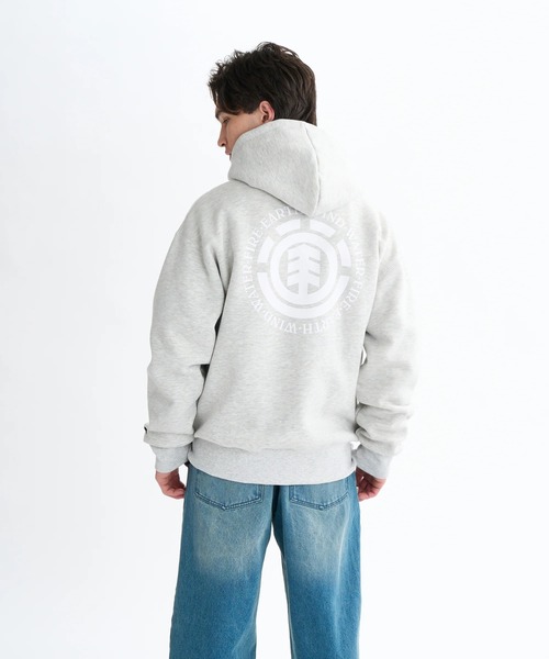 ELEMENT(エレメント)の「ELEMENT メンズ LOGO HOOD FULL ZIP パーカー 【2025年秋冬モデル】/エレメントバックプリントジップアップパーカー・フーディー(パーカー・メンズ・ブラック/ホワイト系その他・X-LARGE/LARGE/MEDIUM)」の8枚目の写真