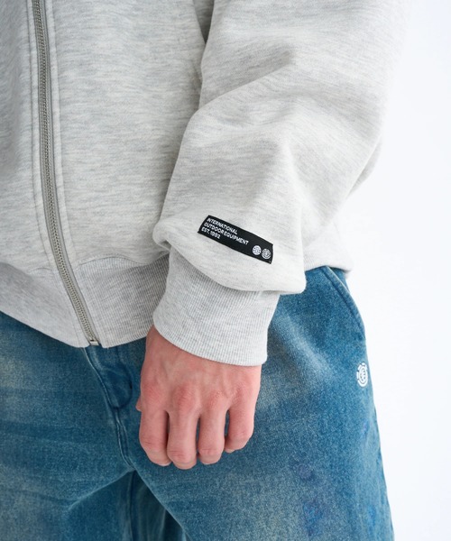 ELEMENT(エレメント)の「ELEMENT メンズ LOGO HOOD FULL ZIP パーカー 【2025年秋冬モデル】/エレメントバックプリントジップアップパーカー・フーディー(パーカー・メンズ・ブラック/ホワイト系その他・X-LARGE/LARGE/MEDIUM)」の11枚目の写真