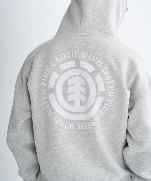 ELEMENT(エレメント)の「ELEMENT メンズ LOGO HOOD FULL ZIP パーカー 【2025年秋冬モデル】/エレメントバックプリントジップアップパーカー・フーディー(パーカー・メンズ・ブラック/ホワイト系その他・X-LARGE/LARGE/MEDIUM)」の12枚目の写真